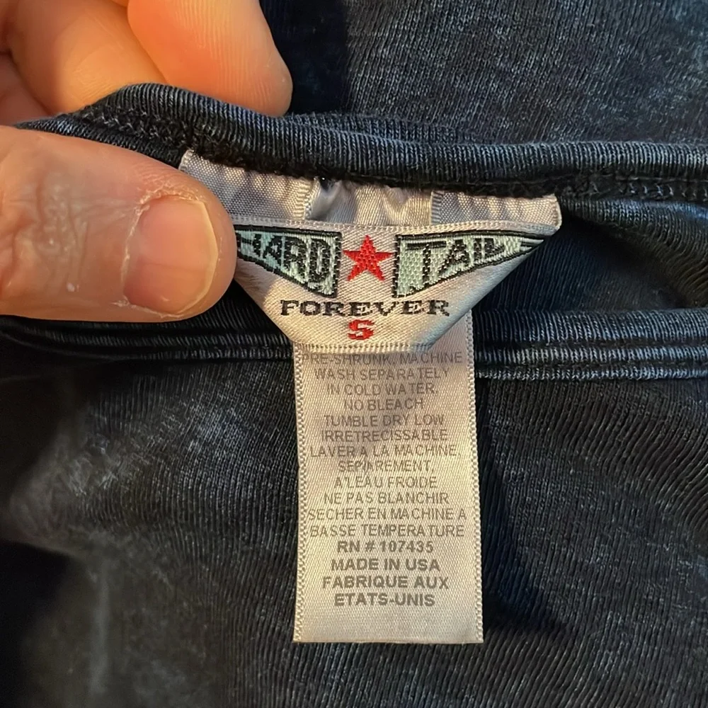 Hard Tail Blue Long Sleeve Top - Picture 3 of 6